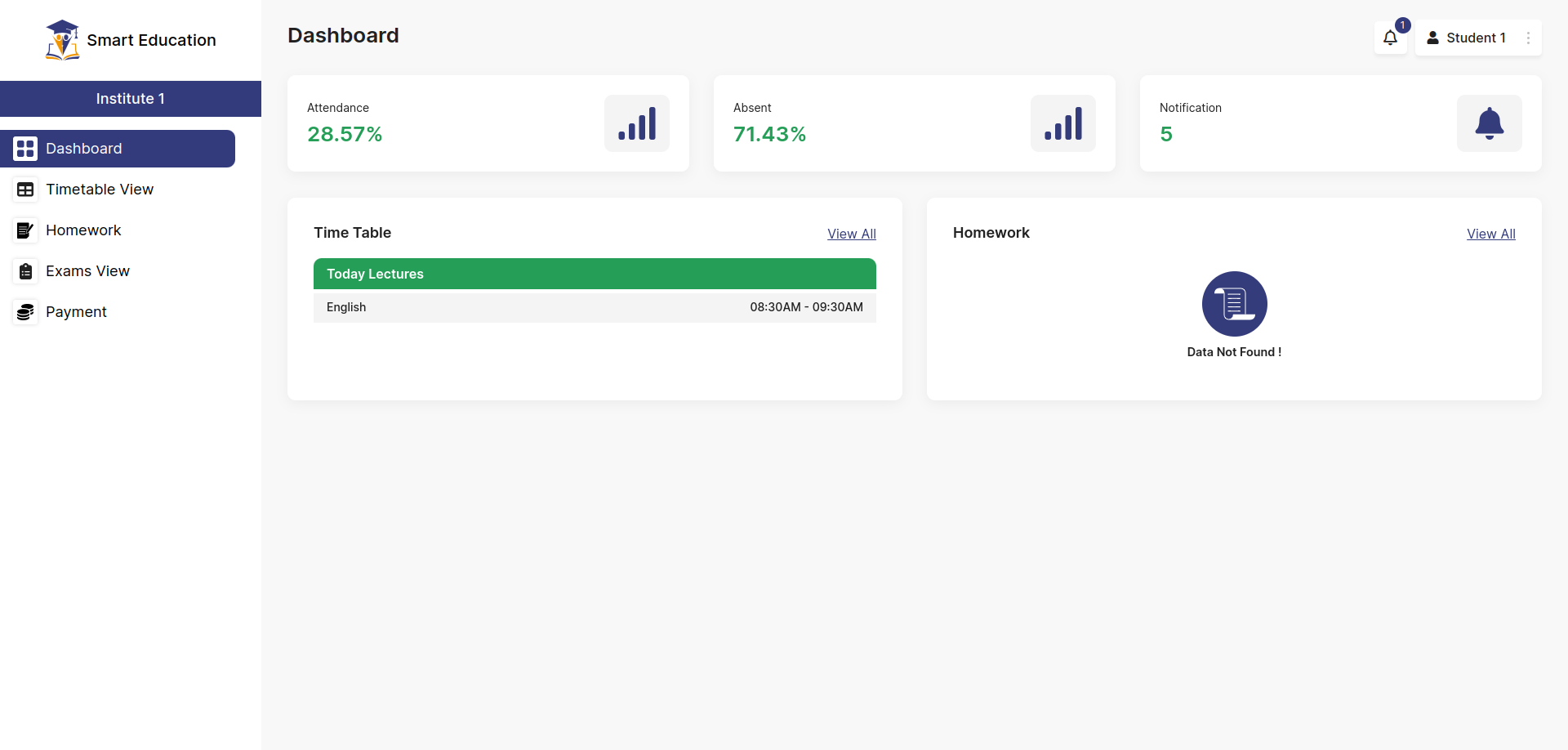 Student Dashboard